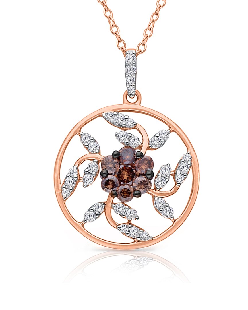Shop Kallati 14k Rose Gold 0.60 Ct. Tw. Diamond Pendant Necklace