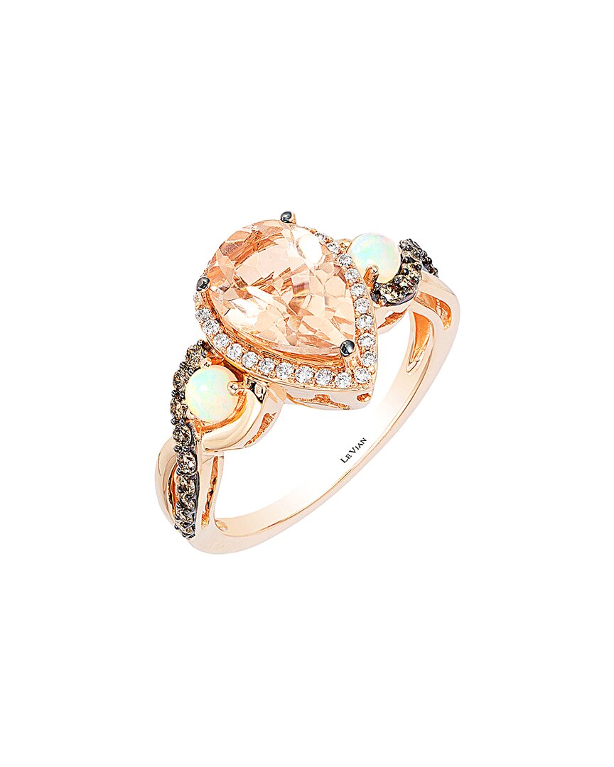 Le Vian Peach Morganite 14k Rose Gold 1.82 Ct. Tw. Diamond & Gemstone Ring