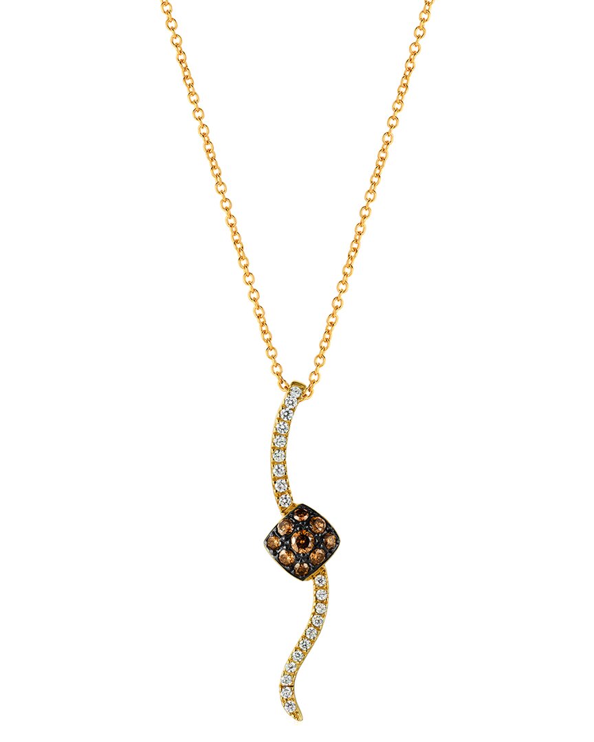 Le Vian ® 14k Honey Gold 0.33 Ct. Tw. Diamond Pendant Necklace