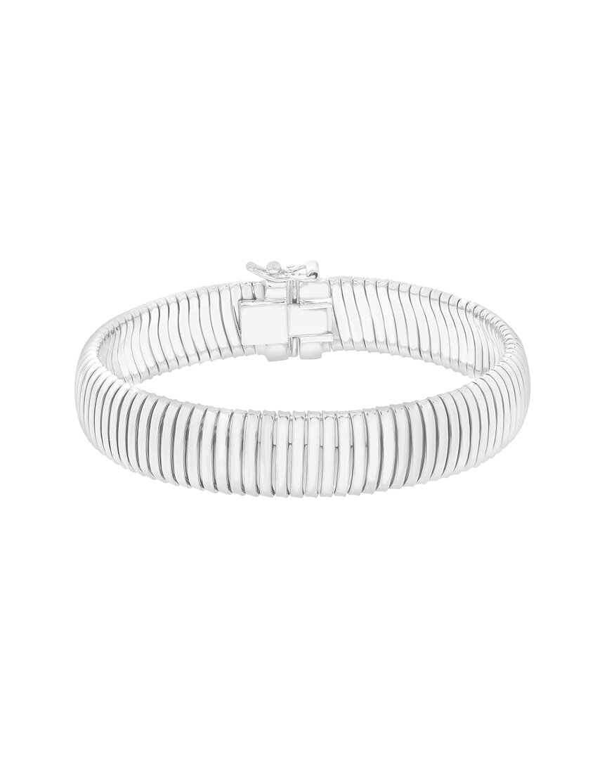 Italian Silver Tubogas Bracelet