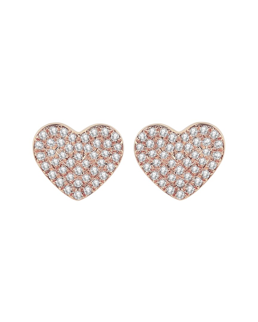 Diana M. Fine Jewelry 14K Rose Gold 0.25 ct. tw. Diamond Earrings
