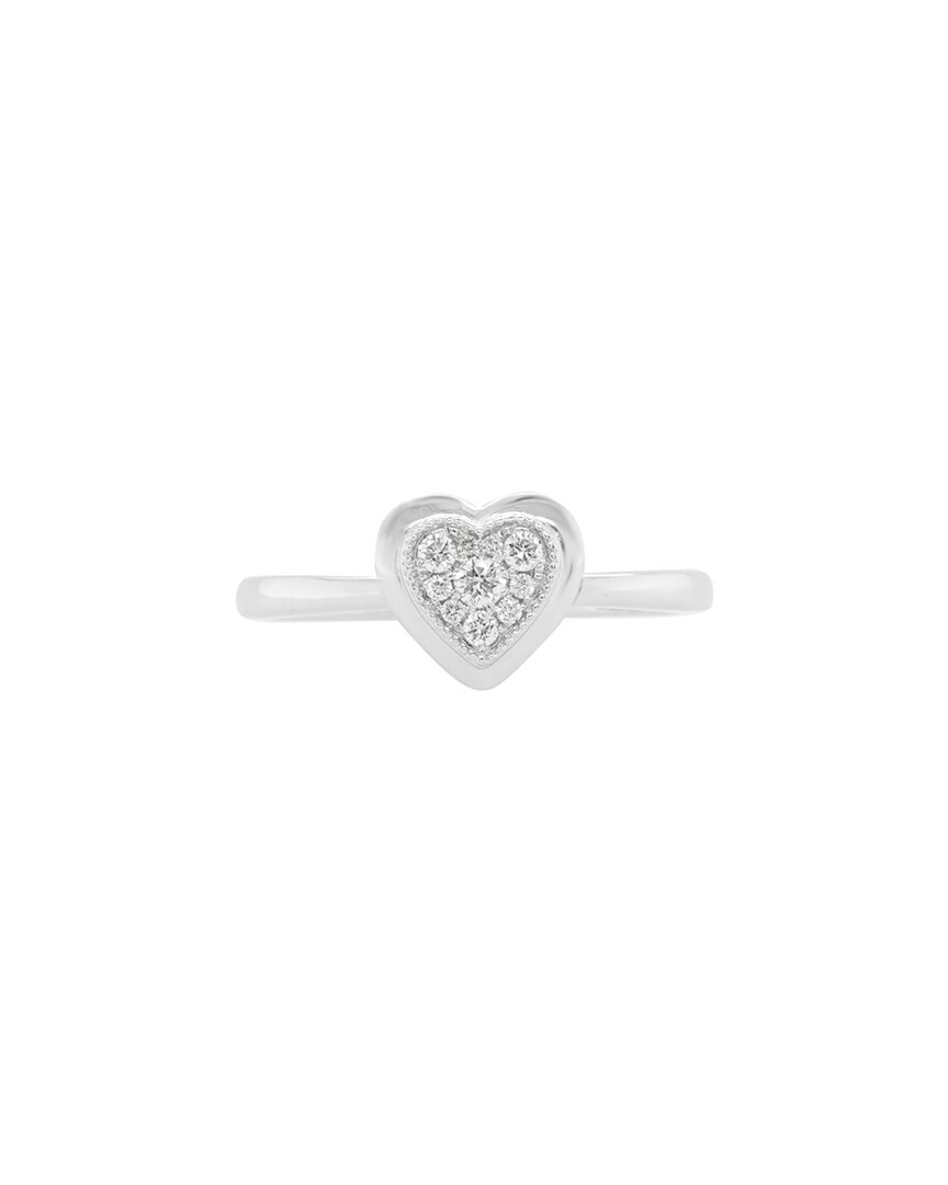 Diana M. Fine Jewelry 14k 0.11 Ct. Tw. Diamond Half-eternity Ring