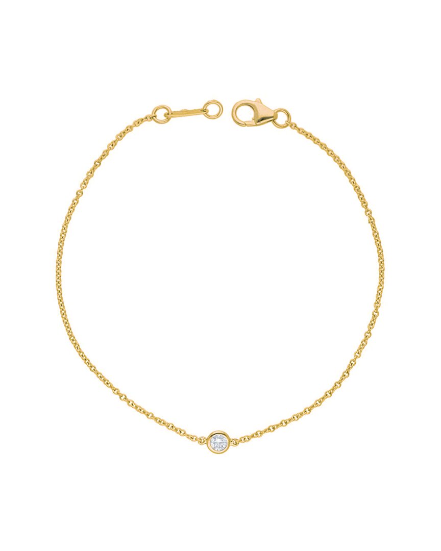 Diana M. Fine Jewelry 14k 0.25 Ct. Tw. Diamond Bracelet