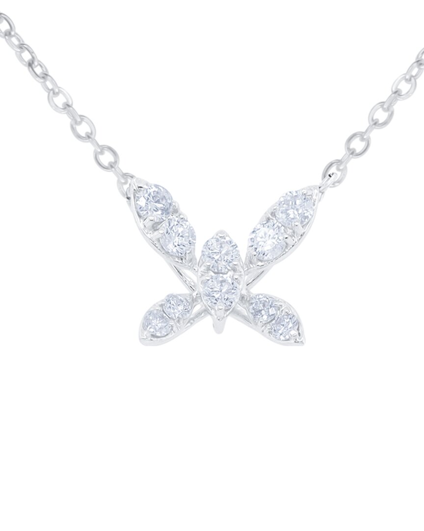 Diana M. Fine Jewelry 14k 0.20 Ct. Tw. Diamond Necklace