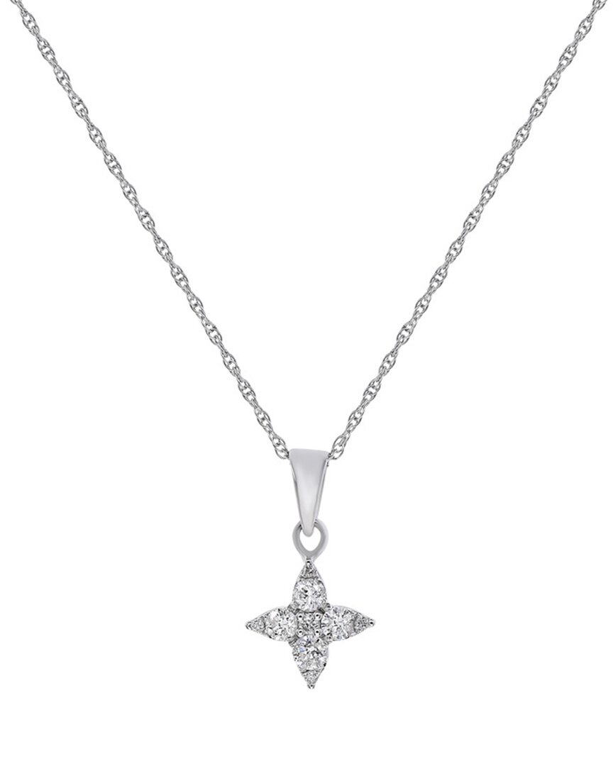 Diana M. Fine Jewelry 14k 0.25 Ct. Tw. Diamond Necklace