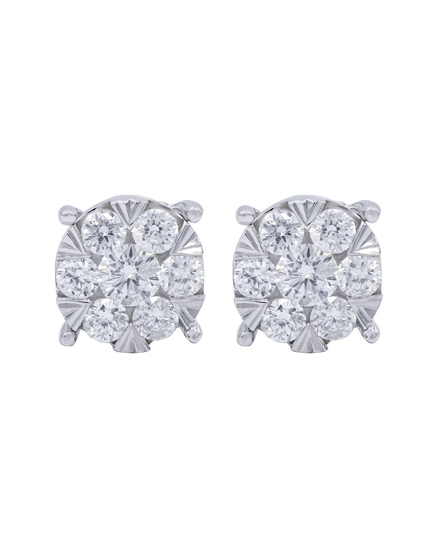 Diana M. Fine Jewelry 14k 0.76 Ct. Tw. Diamond Earrings