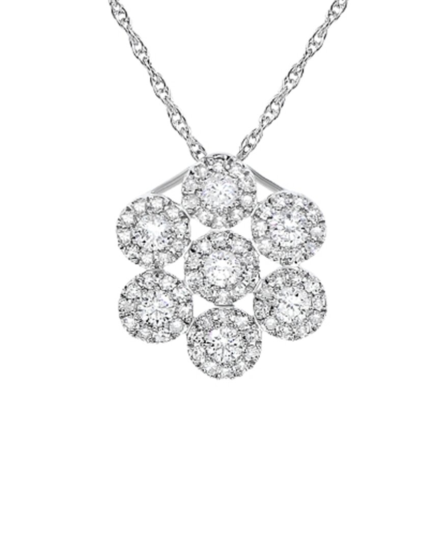 Diana M. Fine Jewelry 14k 0.50 Ct. Tw. Diamond Necklace In Gray