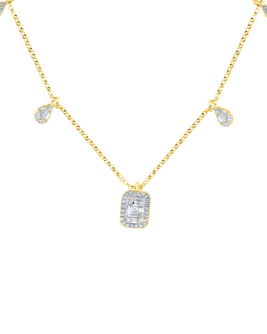Diana M. Fine Jewelry 14K Rose Gold 0.42 ct. tw. Diamond Necklace