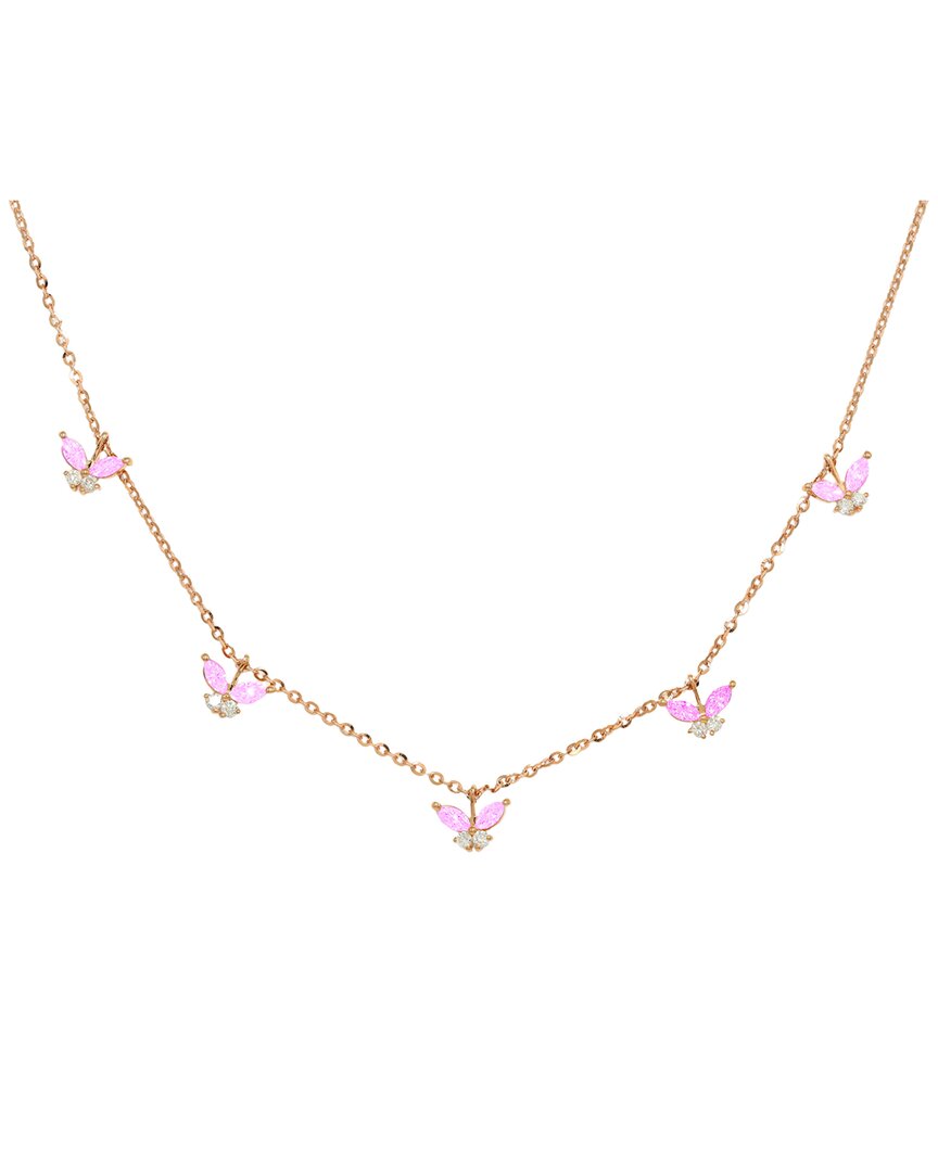 Diana M. Fine Jewelry 14K Rose Gold 1.02 ct. tw. Diamond & Sapphire Necklace