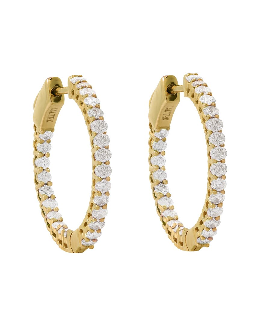 Diana M. Fine Jewelry 14k 1.00 Ct. Tw. Diamond Earrings