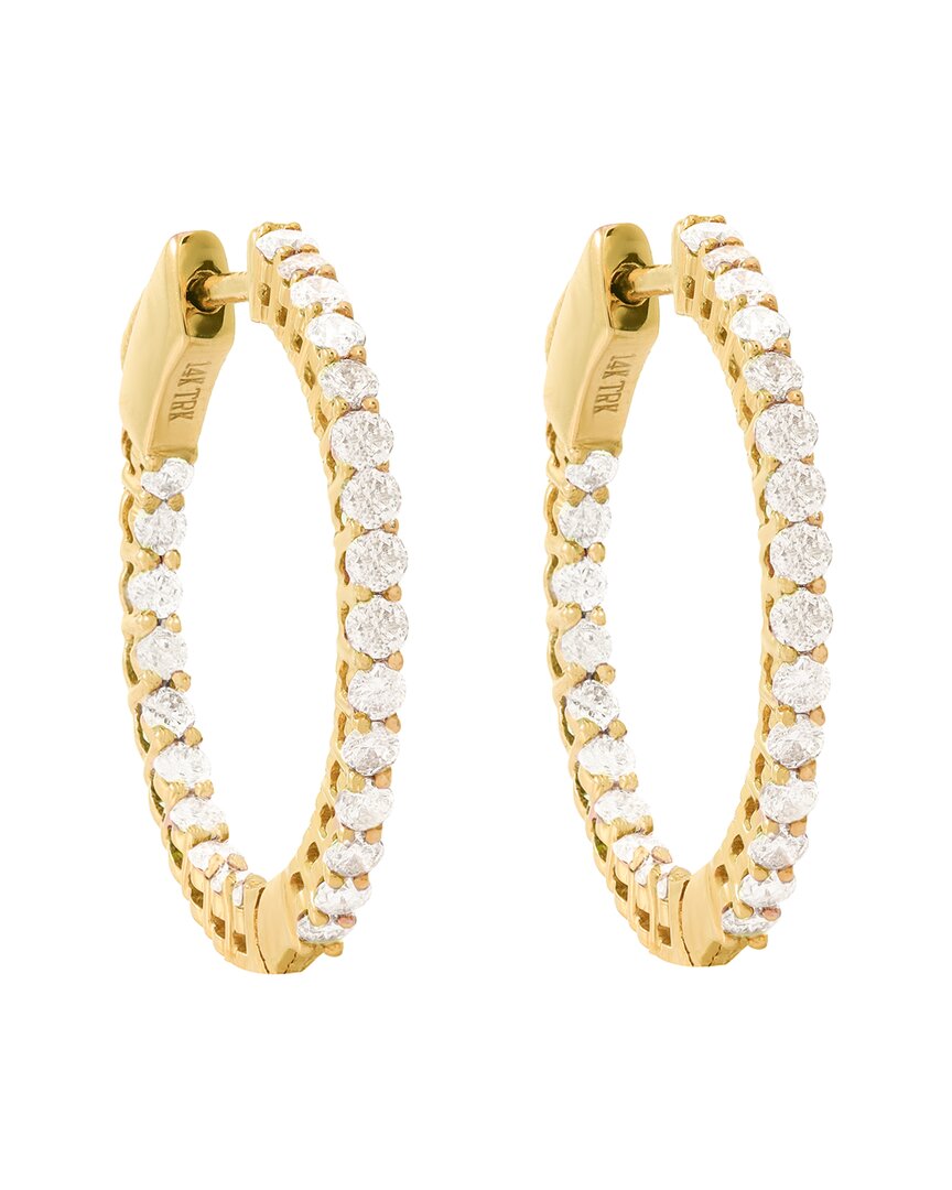 Diana M. Fine Jewelry 14k 1.00 Ct. Tw. Diamond Earrings