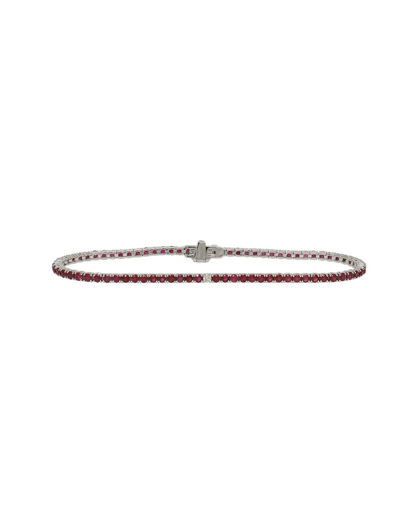 Diana M. Fine Jewelry 14K 3.48 ct. tw. Diamond & Ruby Bracelet