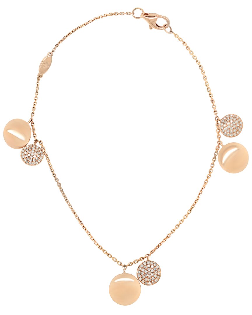 Diana M. Fine Jewelry 14K Rose Gold 1.00 ct. tw. Diamond Necklace