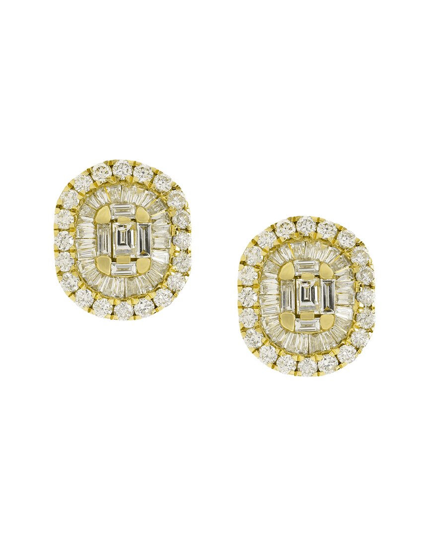 Diana M. Fine Jewelry 14k 1.87 Ct. Tw. Diamond Earrings