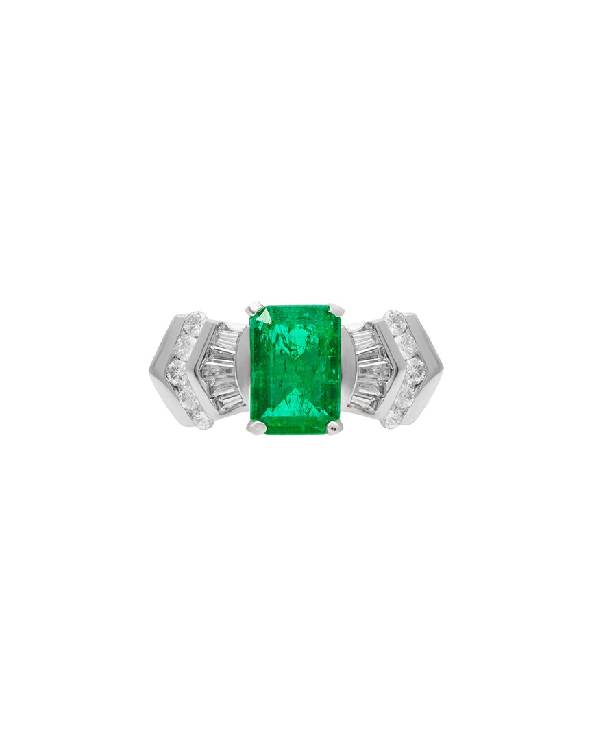 Diana M. Fine Jewelry 3.00 Ct. Tw. Diamond & Emerald Half-eternity Ring