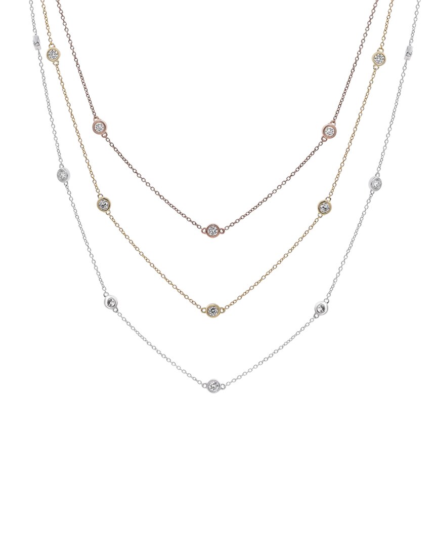 Diana M. Fine Jewelry 14K Tri-Tone 2.10 ct. tw. Diamond Necklace