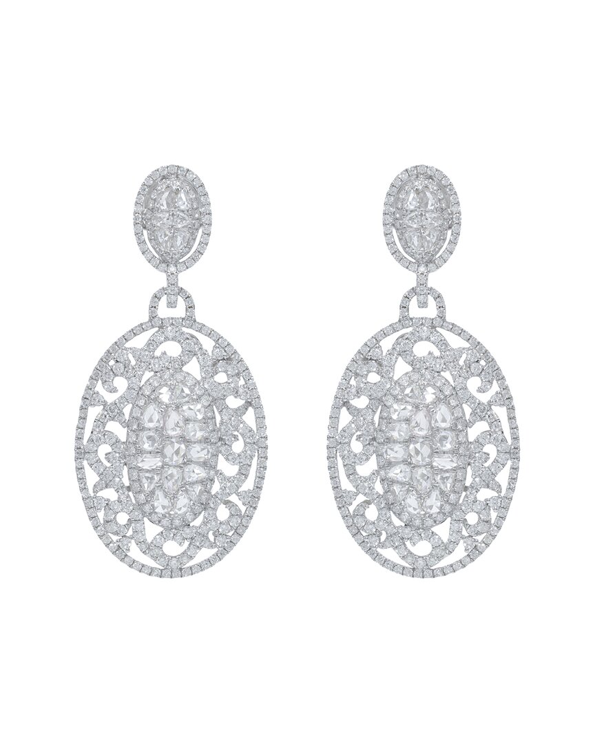 Diana M. Fine Jewelry 18K 9.42 ct. tw. Diamond Earrings