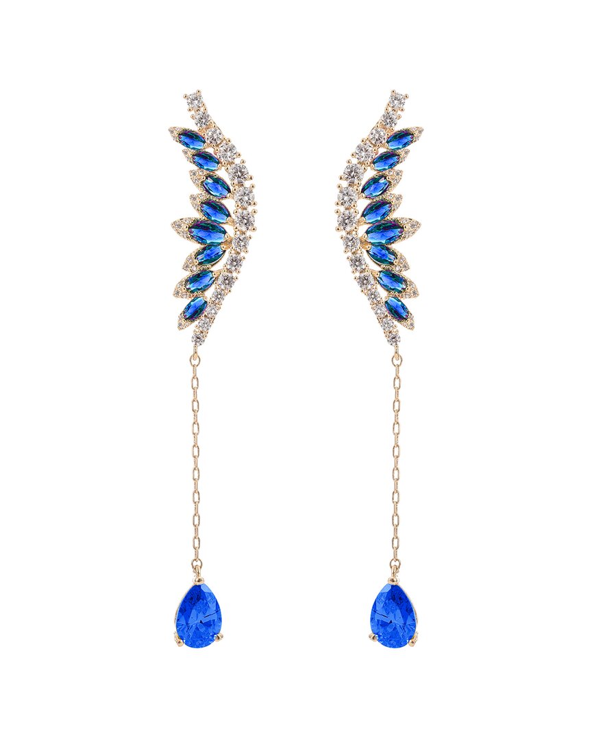 Eye Candy La Luxe Collection Cz Angel Wing Earrings