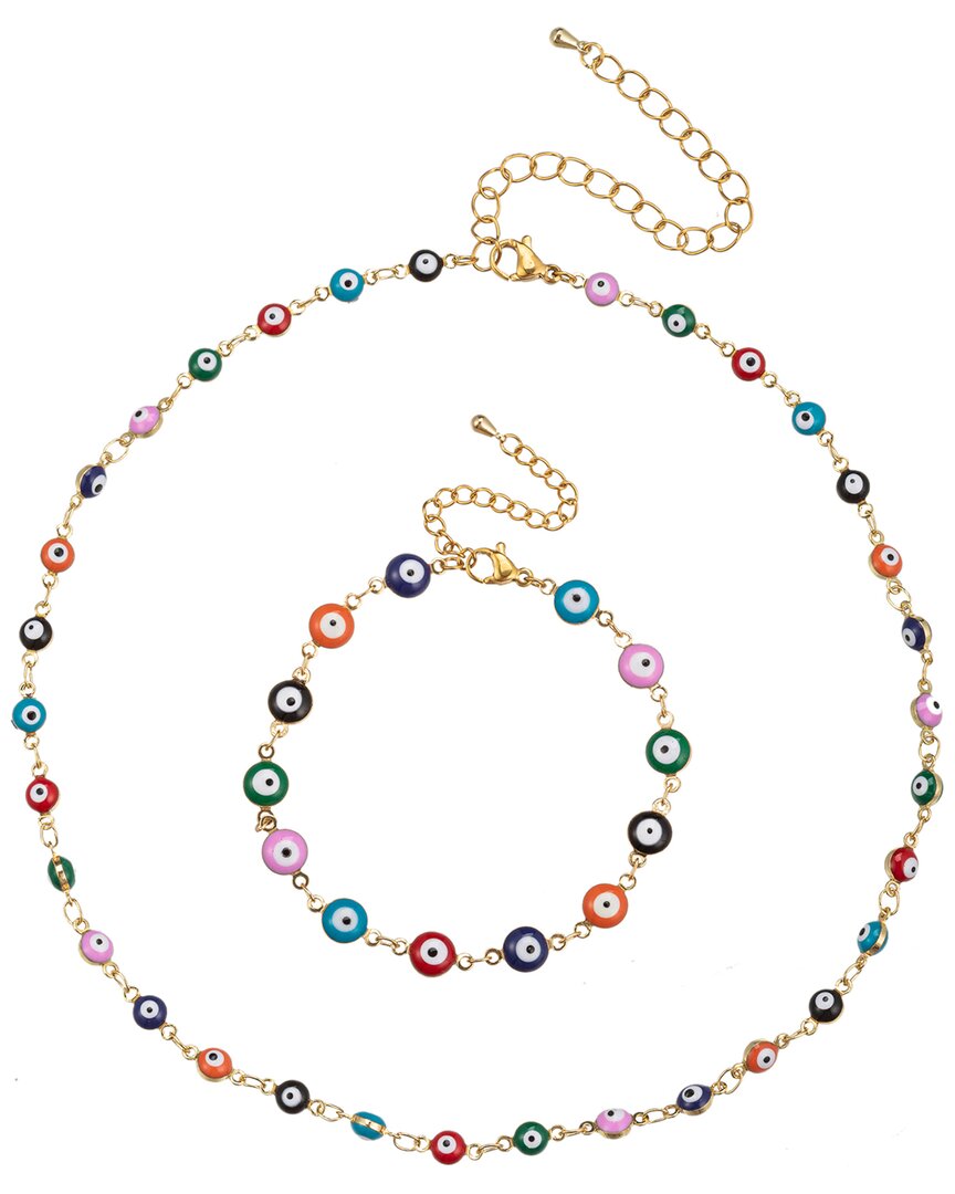 Shop Eye Candy La Luxe Collection Cz Susy Necklace & Bracelet Set