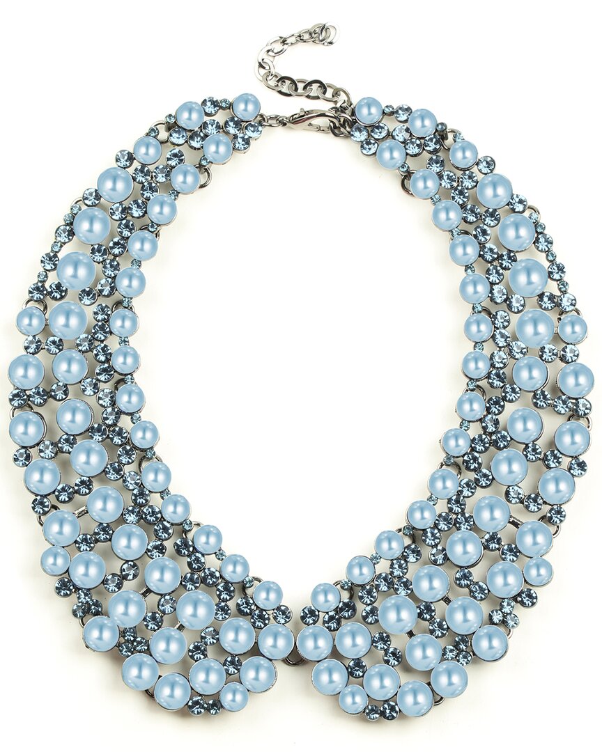 Shop Eye Candy La Luxe Collection Glass Pearl Diana Statement Collar Necklace