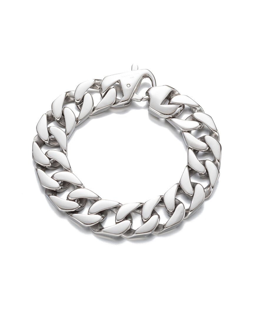 Shop Eye Candy La Luxe Collection Titanium Cuban Link Bracelet