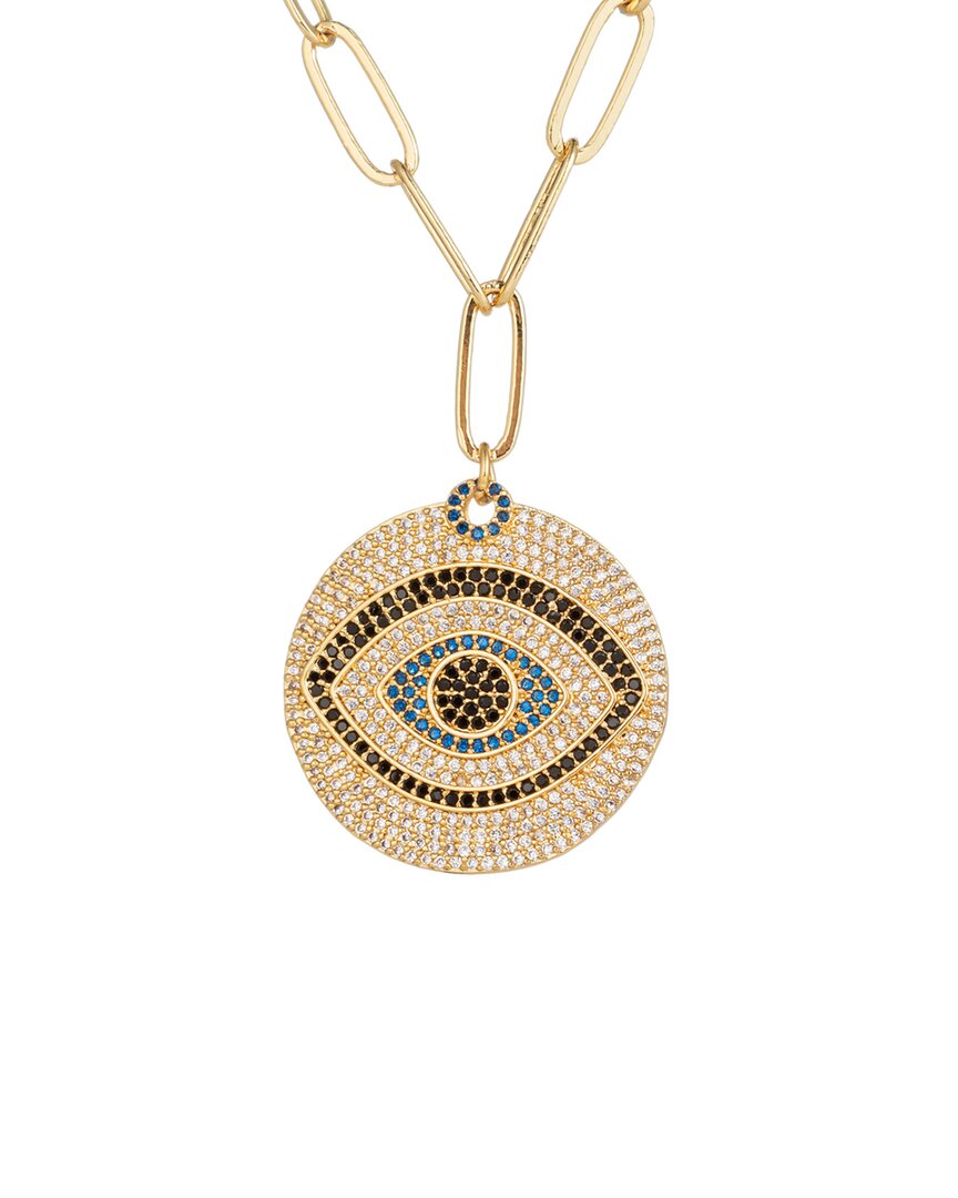 Eye Candy La Luxe Collection Cz Evil Eye Necklace