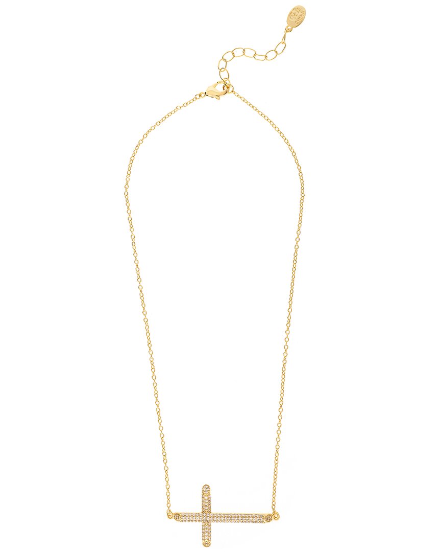 Rivka Friedman 18k Plated Cz Necklace
