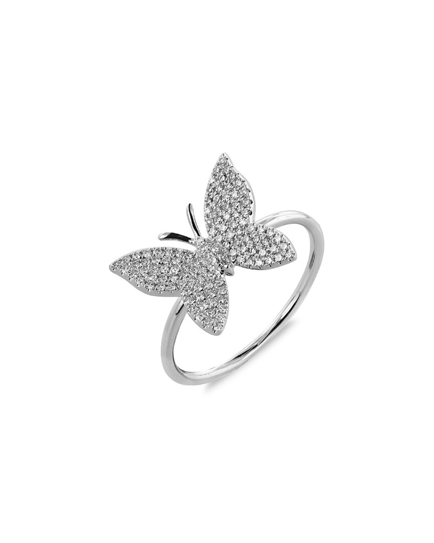 Sabrina Designs 14k 0.24 Ct. Tw. Diamond Butterfly Ring In Gold