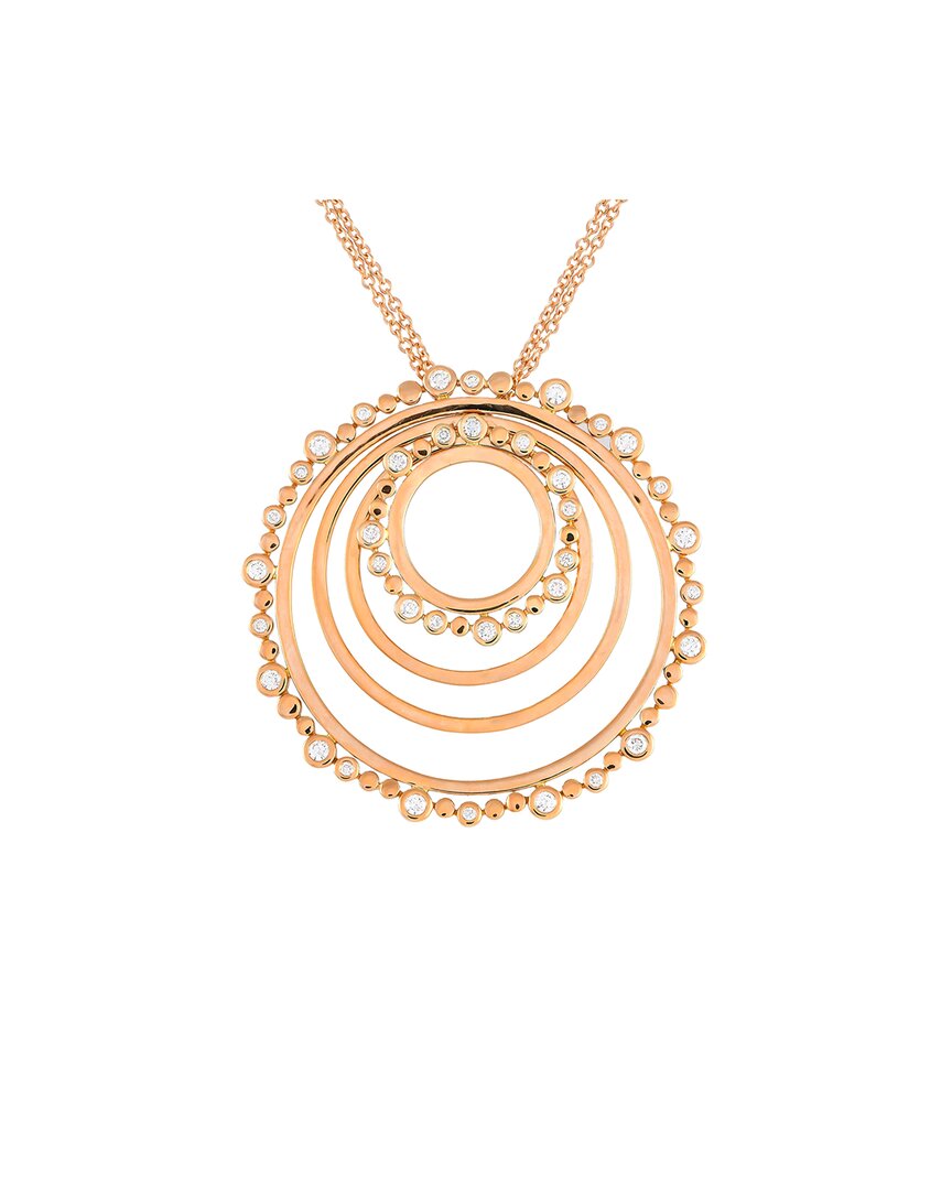 Bucherer 18k Rose Gold 0.89 Ct. Tw. Diamond Necklace