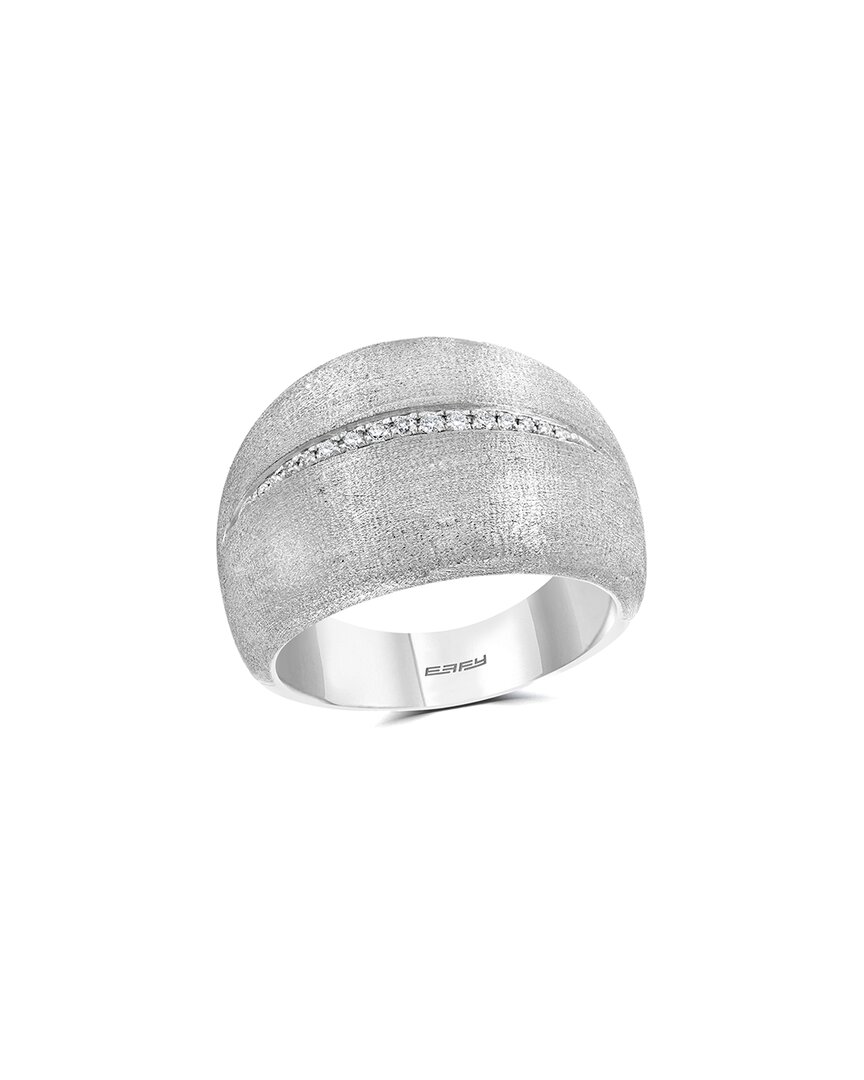 Effy Fine Jewelry Silver 0.07 ct. tw. Diamond Ring