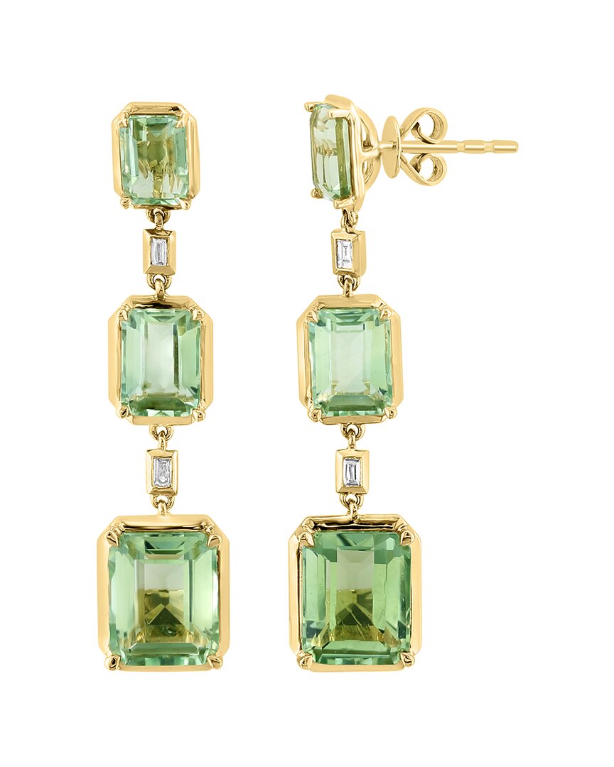 Effy Fine Jewelry 14K 13.58 ct. tw. Diamond & Earrings