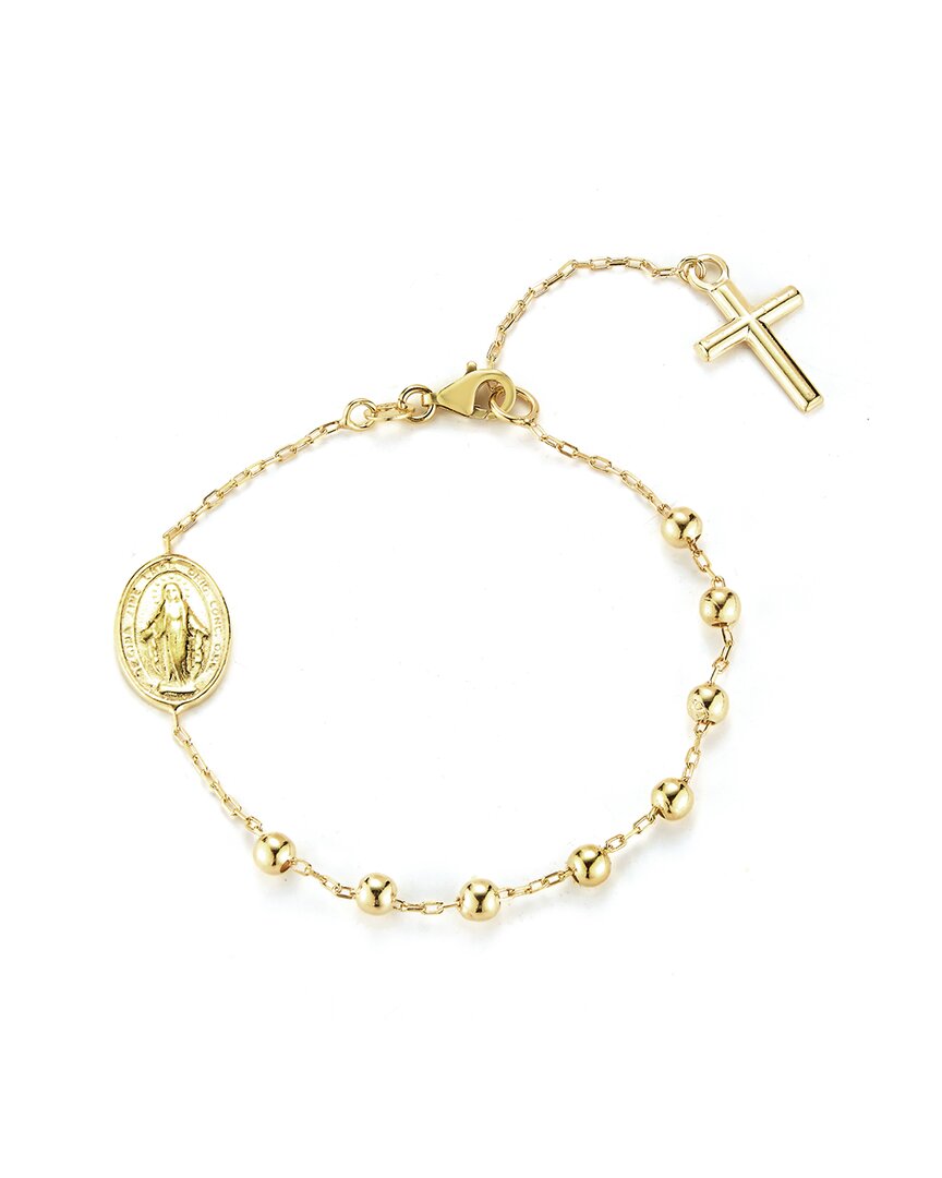 Glaze Jewelry Silver Rosary Bracelet