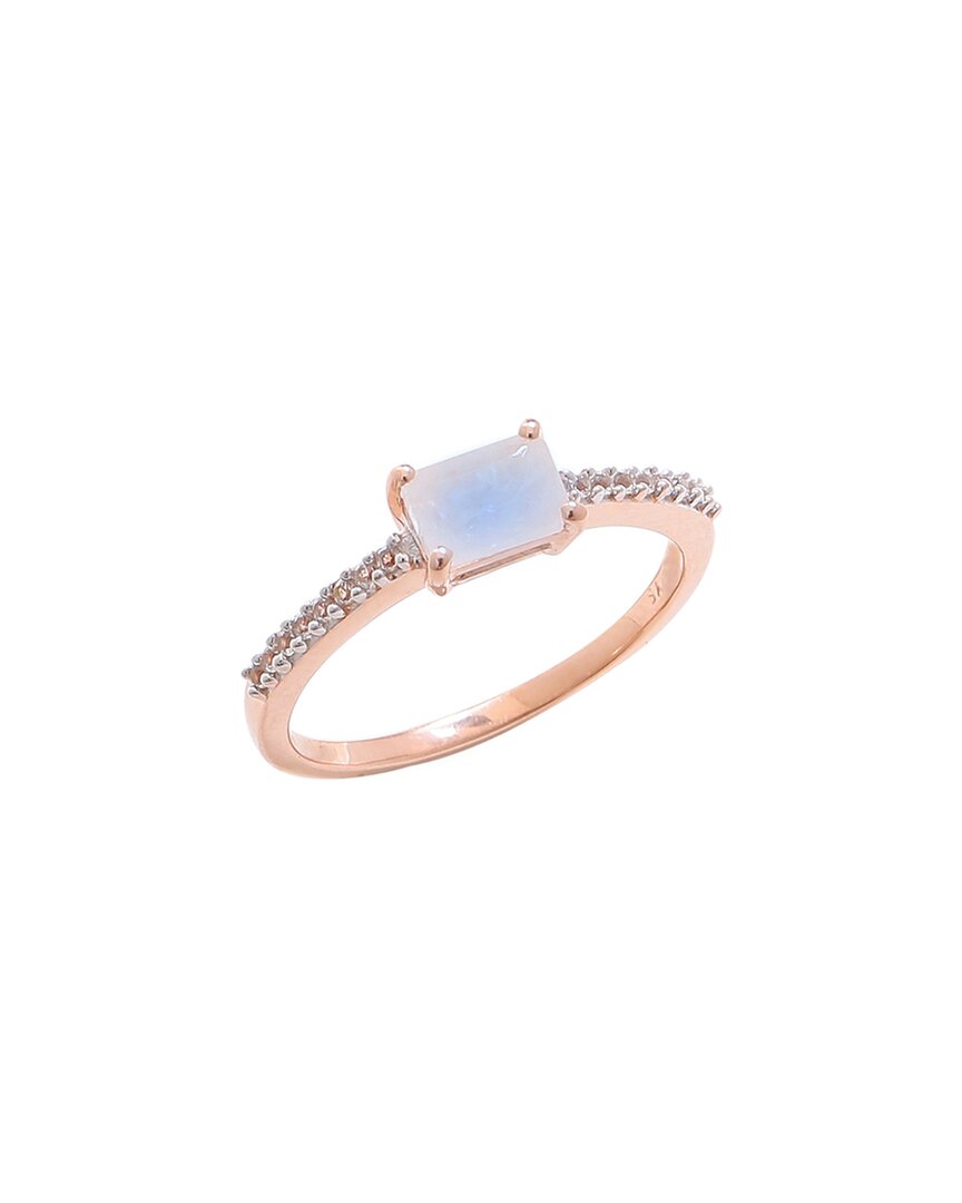 Tiramisu 10k 0.67 Ct. Tw. Gemstone Ring