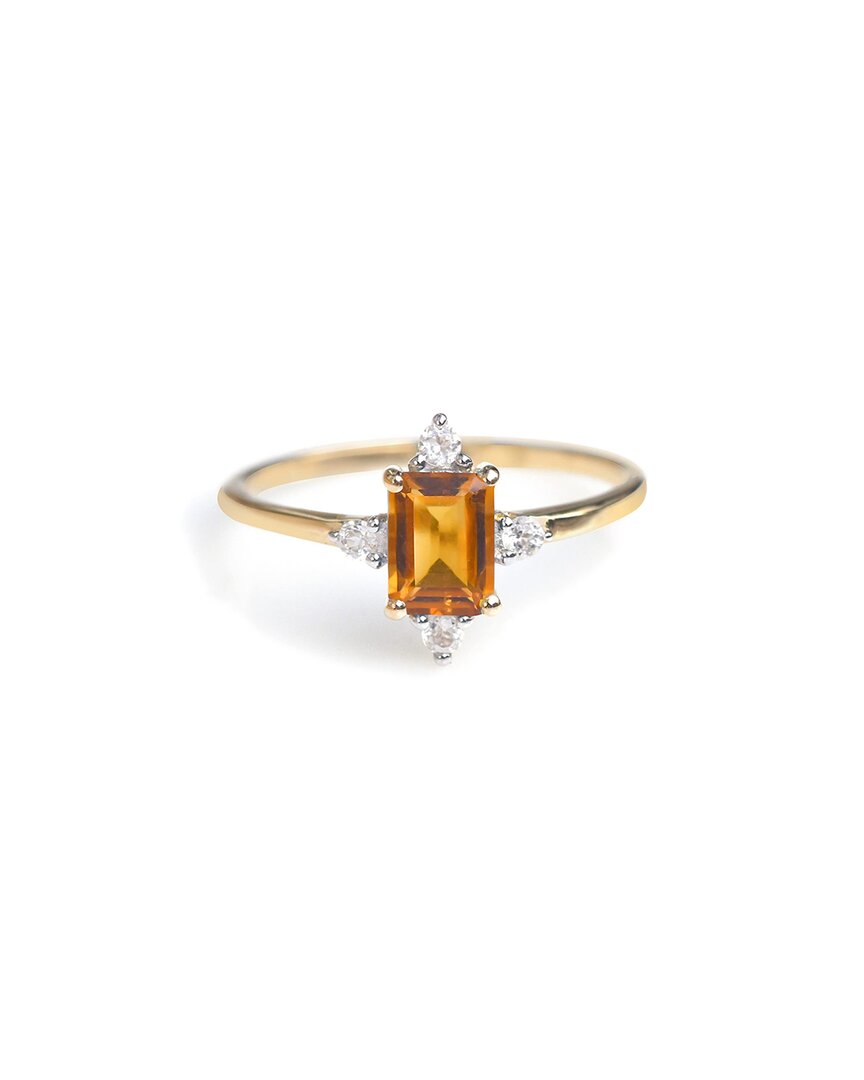 Tiramisu 10k 1.04 Ct. Tw. Gemstone Ring