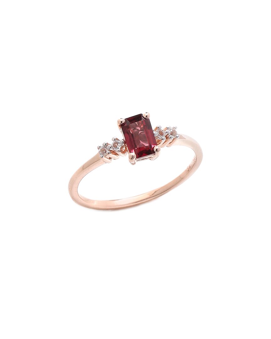 Tiramisu 10k 0.78 Ct. Tw. Gemstone Ring