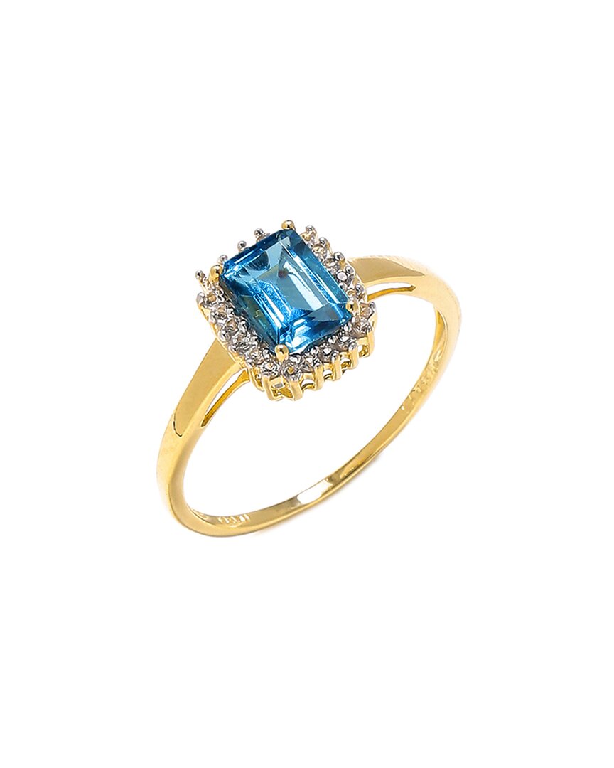 Tiramisu 10k 1.34 Ct. Tw. Gemstone Ring