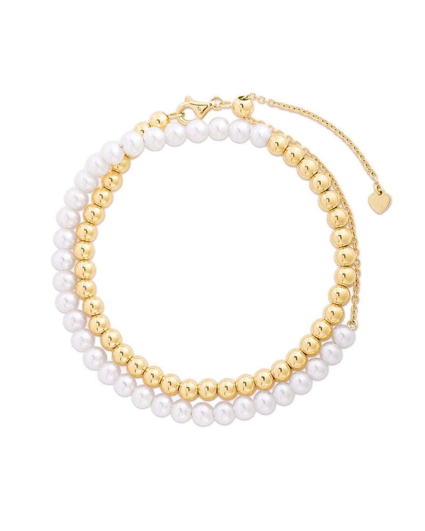 Ring Concierge 14k 4mmmm Pearl Multiway 2-in-1 Wrap Bracelet & Necklace