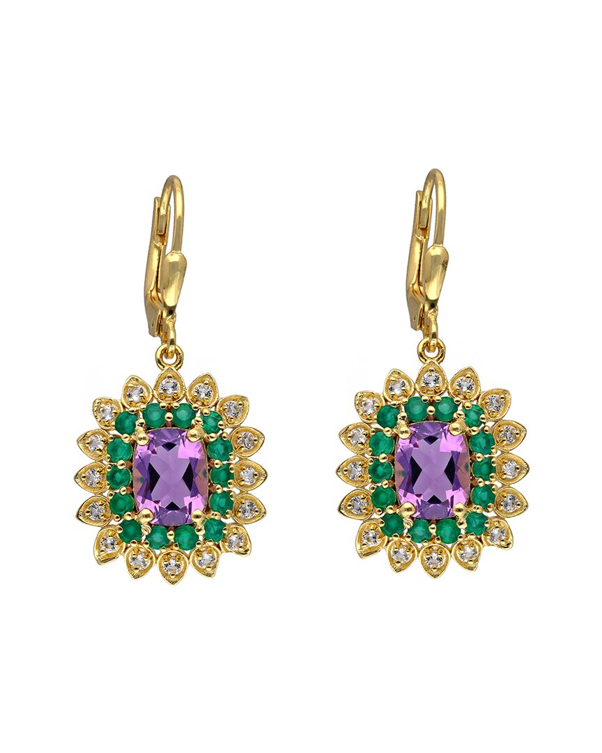 Tiramisu Vermeil 4.40 Ct. Tw. Gemstone Earrings