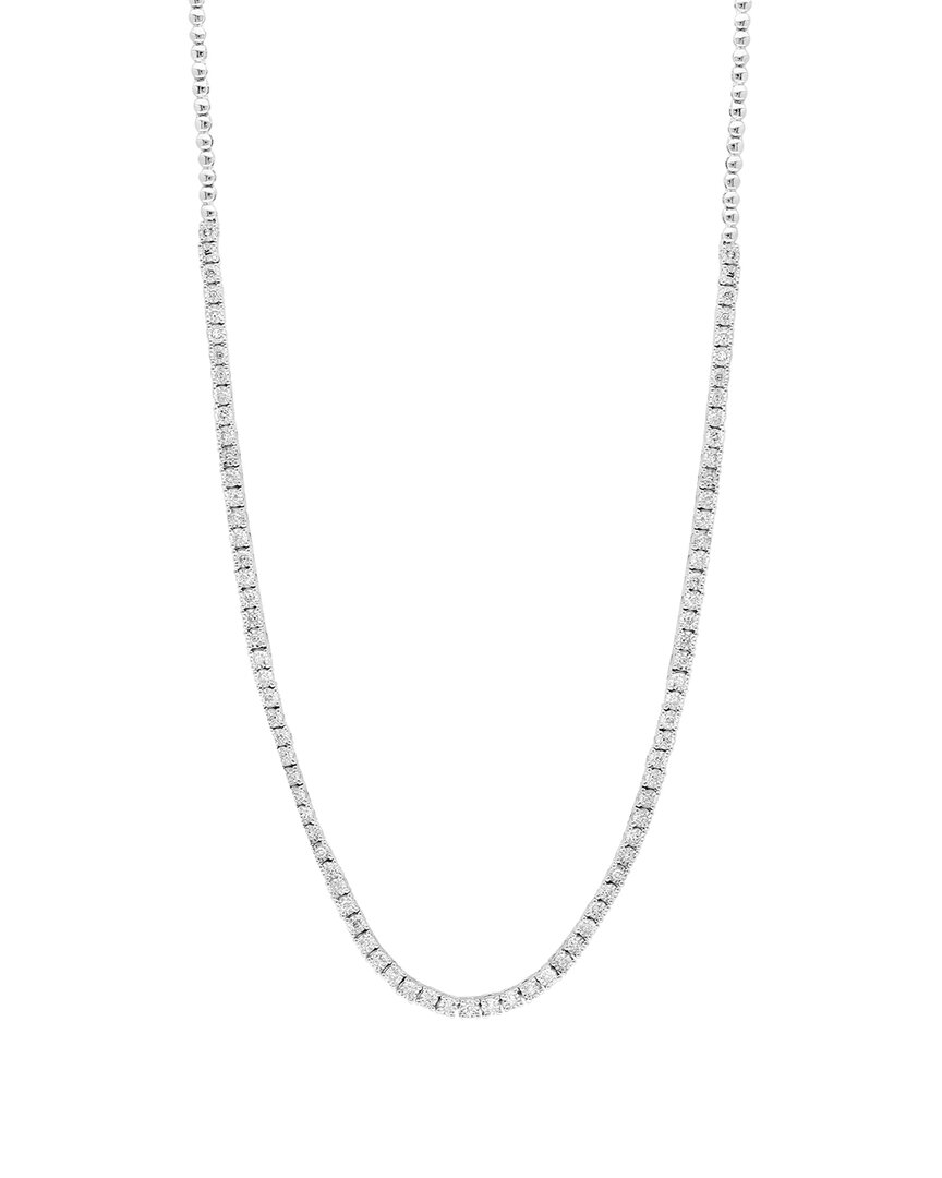 EFFY FINE JEWELRY EFFY FINE JEWELRY SILVER 0.99 CT. TW. DIAMOND NECKLACE