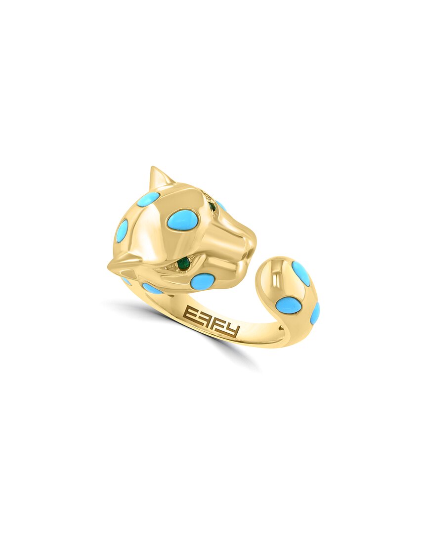 Effy Fine Jewelry 14k 0.95 Ct. Tw. Turquoise Ring