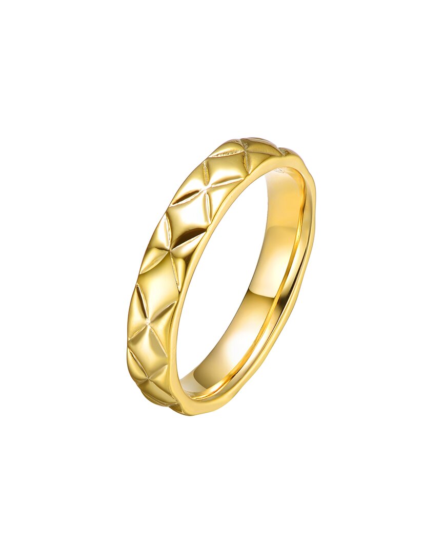 Rachel Glauber 14k Plated Eternity Ring