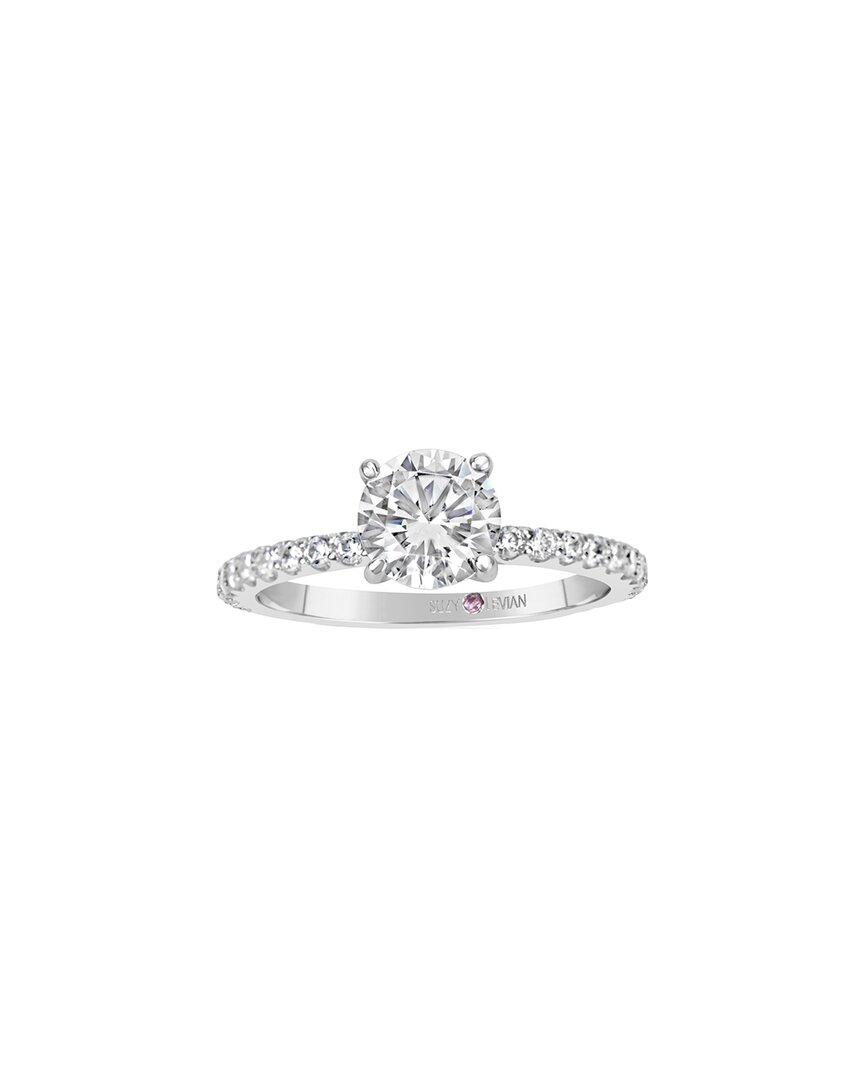 Suzy Levian Silver Cz Ring