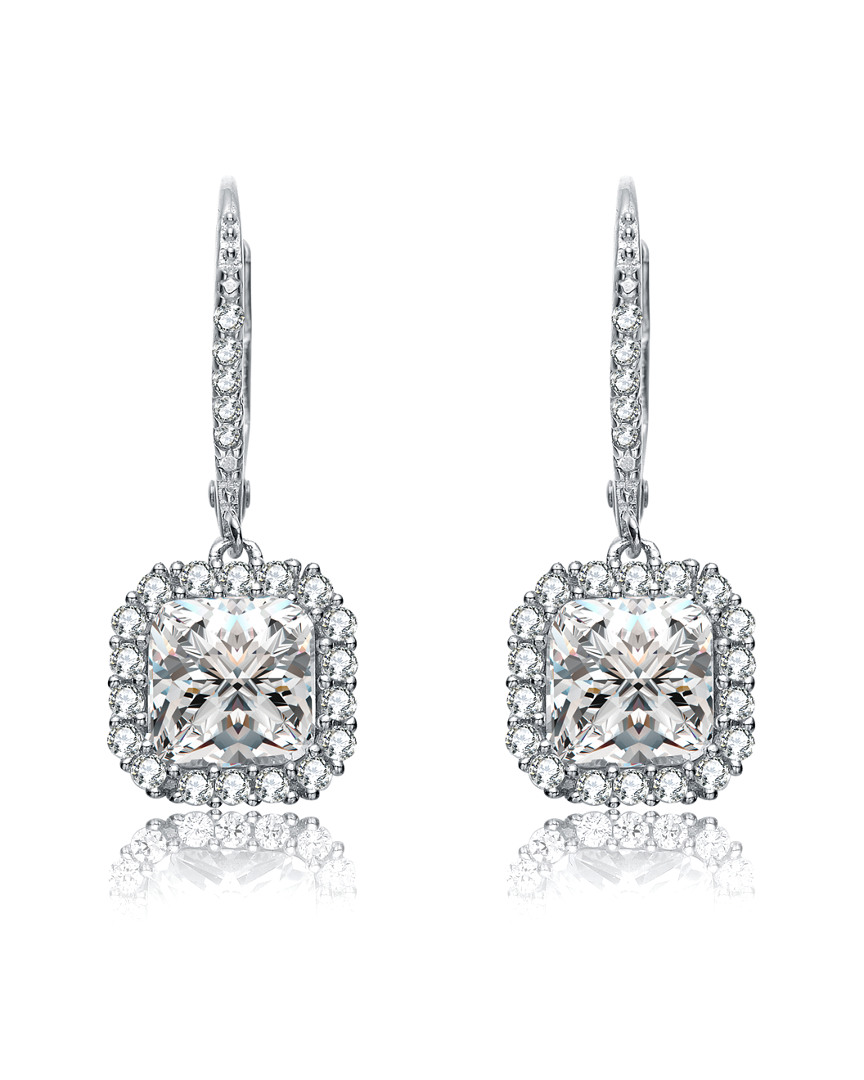 Genevive Cz Drop Earrings