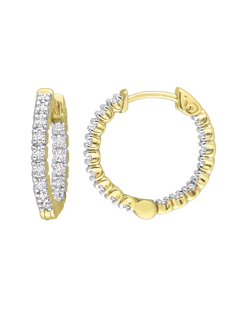 Rina Limor 14k 0.51 Ct. Tw. Diamond Hoops
