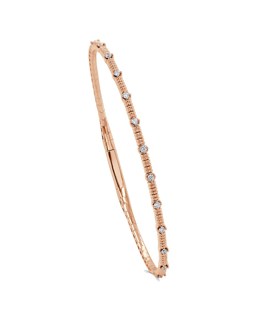 Sabrina Designs 14k Rose Gold 0.20 Ct. Tw. Diamond Bangle Bracelet