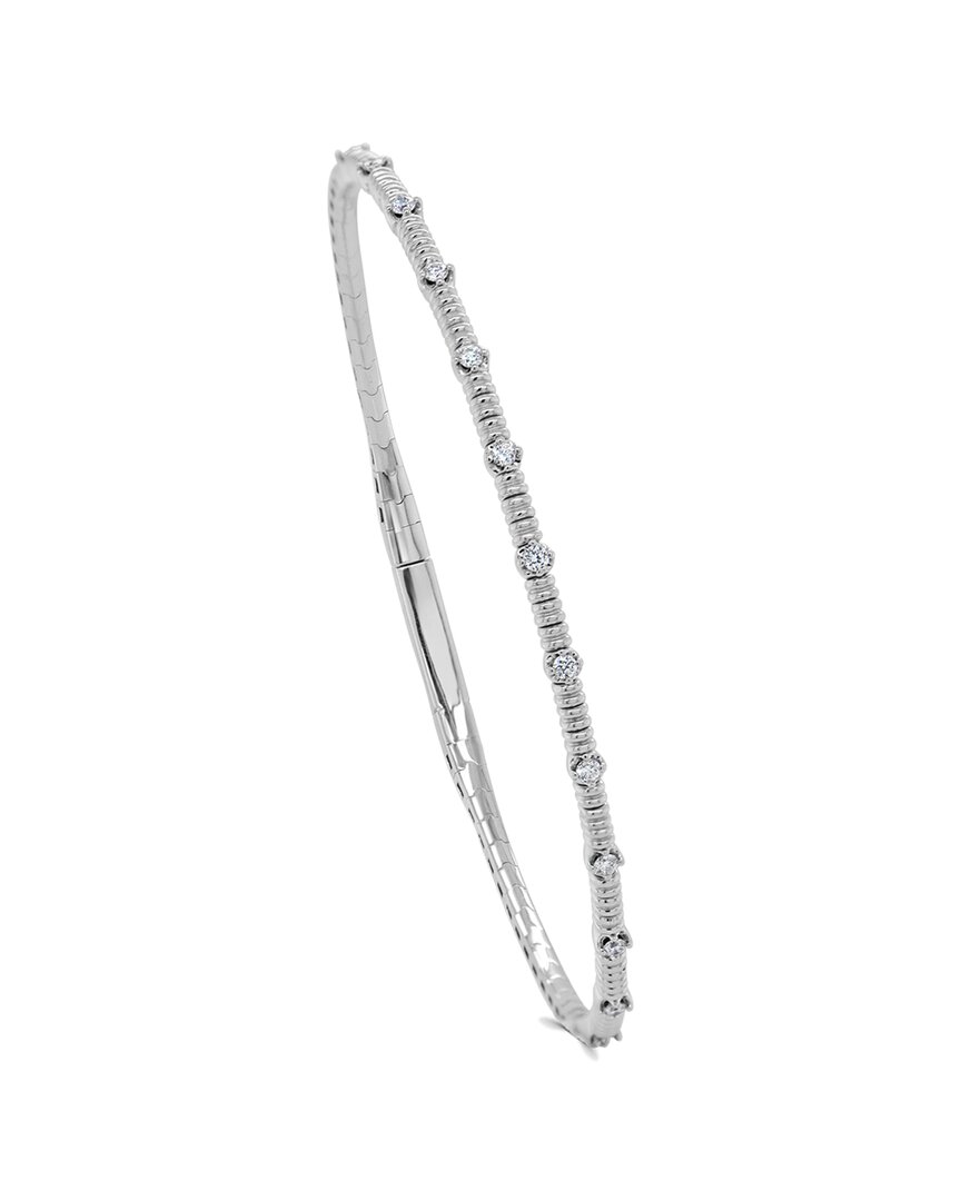 Sabrina Designs 14k 0.20 Ct. Tw. Diamond Bangle Bracelet