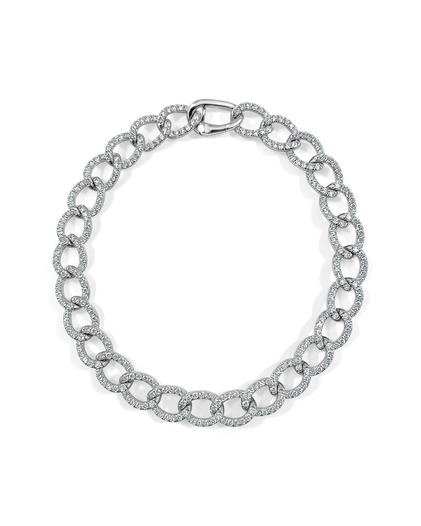 Sabrina Designs 14k 2.85 Ct. Tw. Diamond Link Bracelet In White