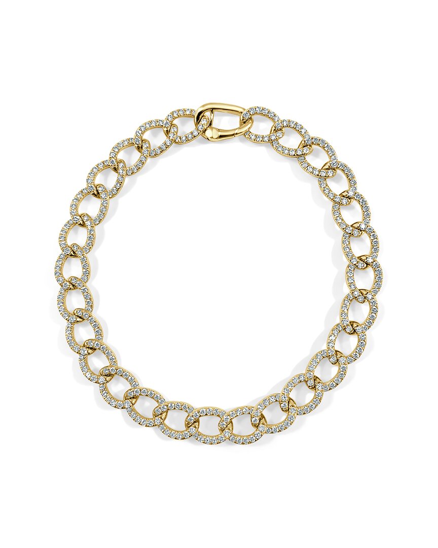 Sabrina Designs 14k 2.90 Ct. Tw. Diamond Link Bracelet