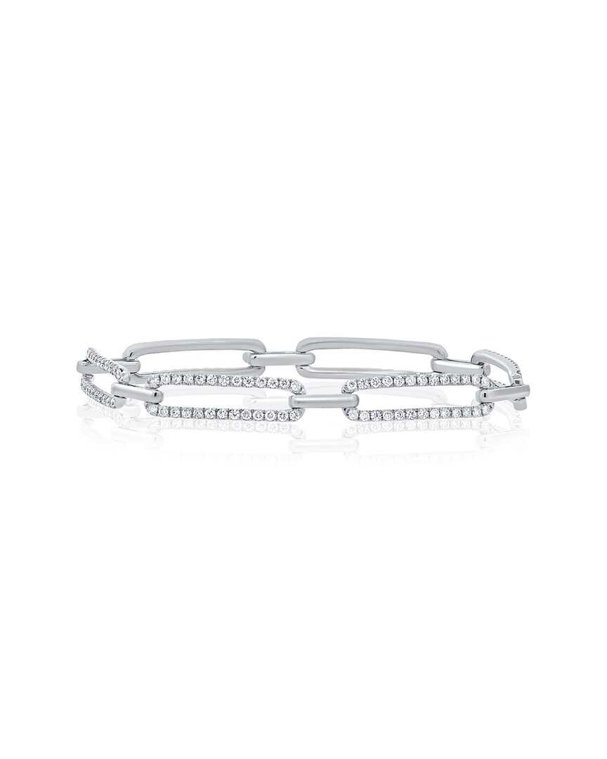 Sabrina Designs 14k 2.16 Ct. Tw. Diamond Link Bracelet In Metallic