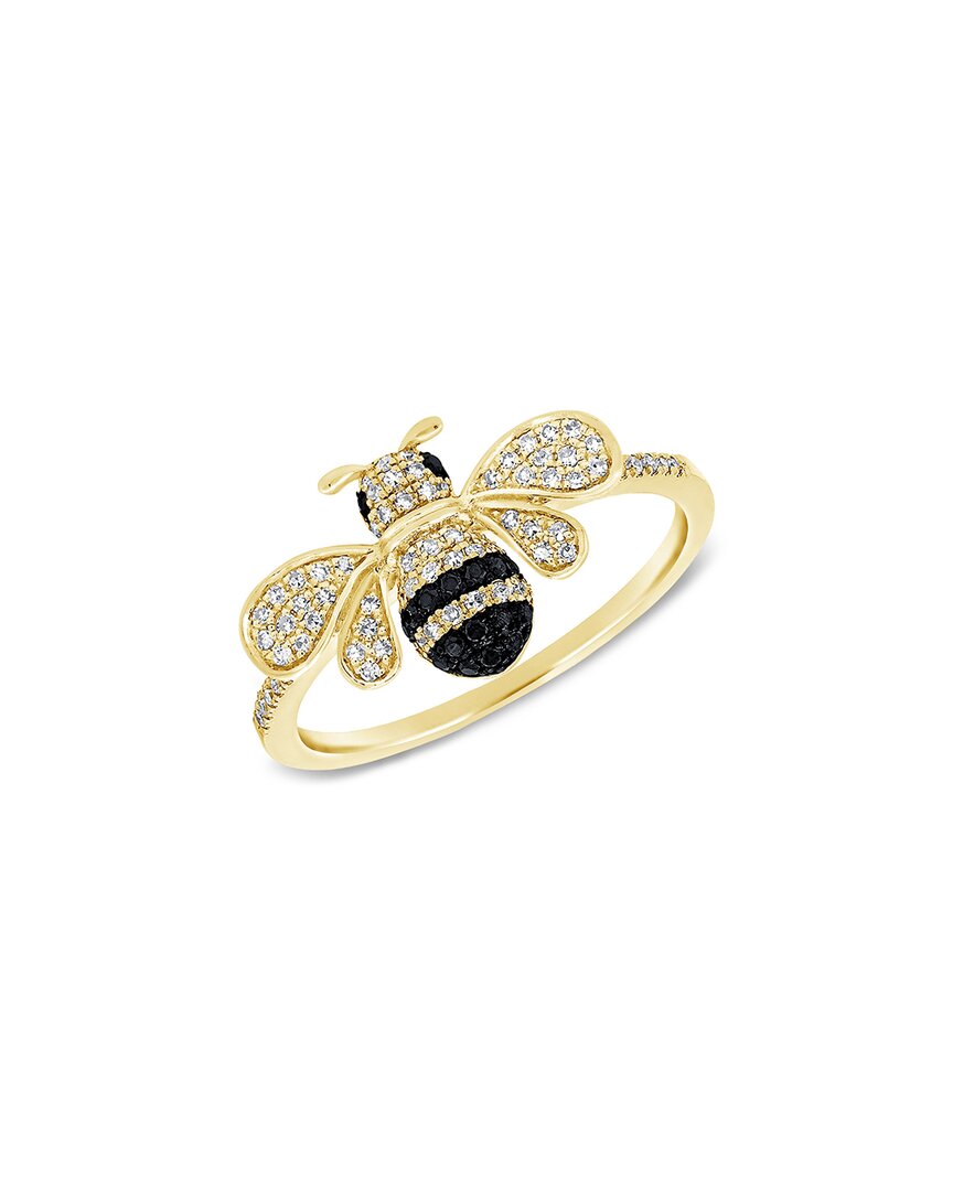 Shop Sabrina Designs 14k 0.17 Ct. Tw. Diamond Bumble Bee Ring